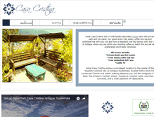 Tablet Screenshot of casa-cristina.com